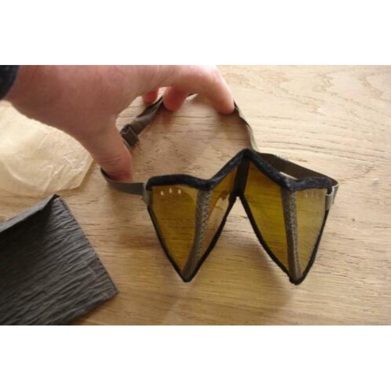 Duitse Stofbril DAK compleet WO2 100% origineel