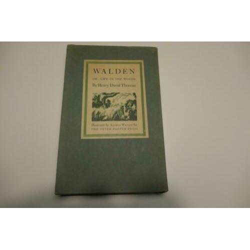 Walden of life in the woods - Henry David Thoreau, 1946
