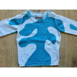 Z.g.a.n. Longsleeve blauw van Kidscase, maat 50 / 56