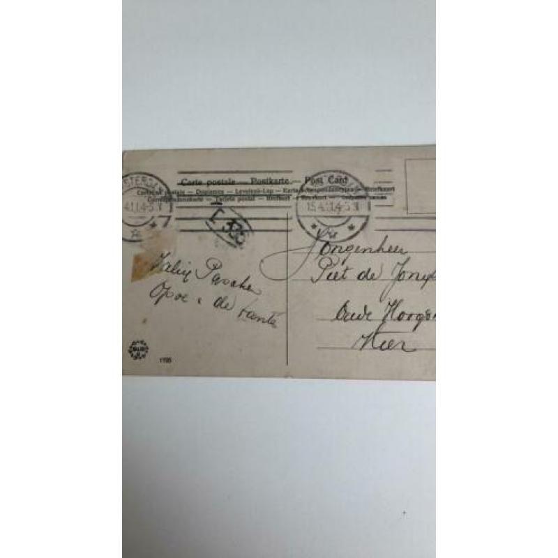 Oude mooie Paaskaart. 1911
