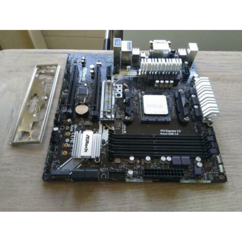 Am4 moederbord asrock a320m pro 4