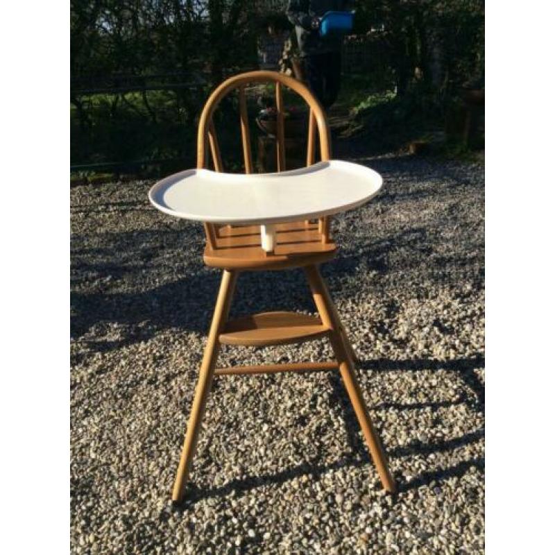 Hoge stabiele kinderstoel voor baby/peuter