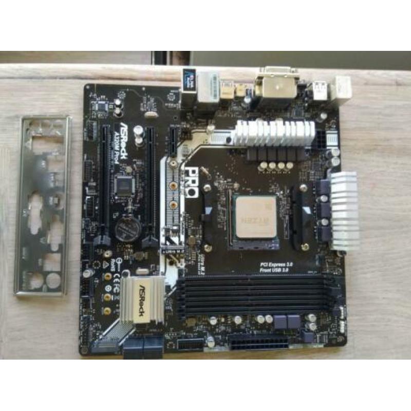 Am4 moederbord asrock a320m pro 4