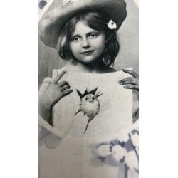 Oude mooie Paaskaart. 1911