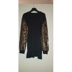 leuke set rokje en top ribstof maat xs 34/36
