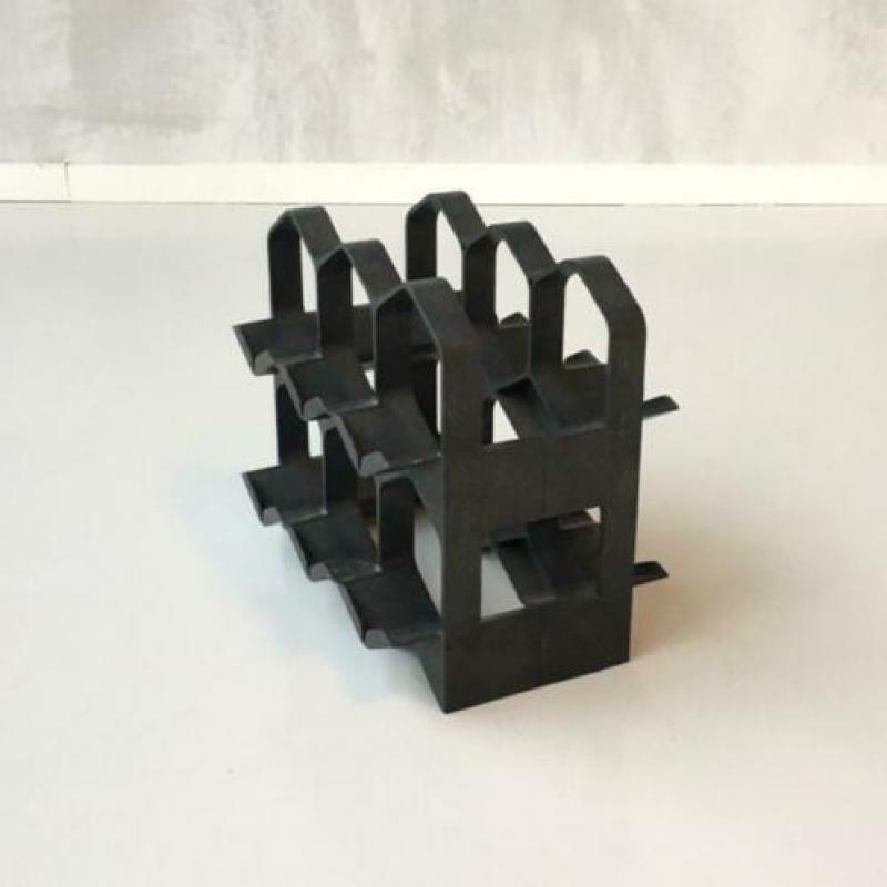 Vintage wijnrek Ornapress retro wine rack Swiss design
