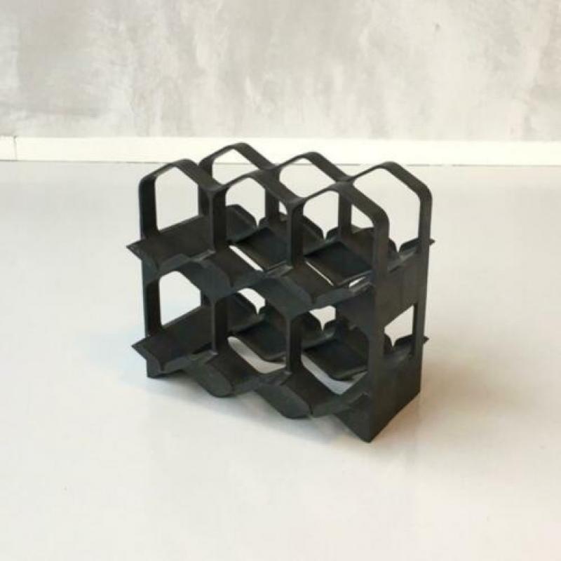 Vintage wijnrek Ornapress retro wine rack Swiss design