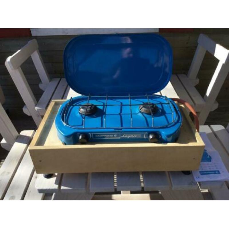 Campingaz set: gastoestel, partygrill en 2 gasflessen 907