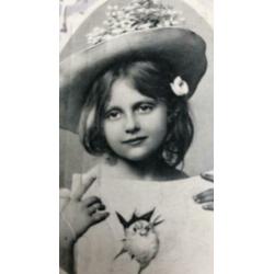 Oude mooie Paaskaart. 1911