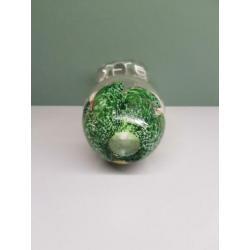 Kristallen design vaasje Hongarije Zwitserland, €10,-.