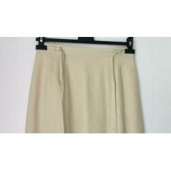 Edgar Vos beige rok maat 38