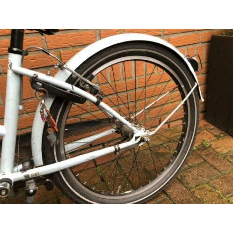 Stoere licht blauwe Gazelle freestyler fiets 24 inch 3 versn