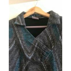 Groen bruine dames trui maat 50
