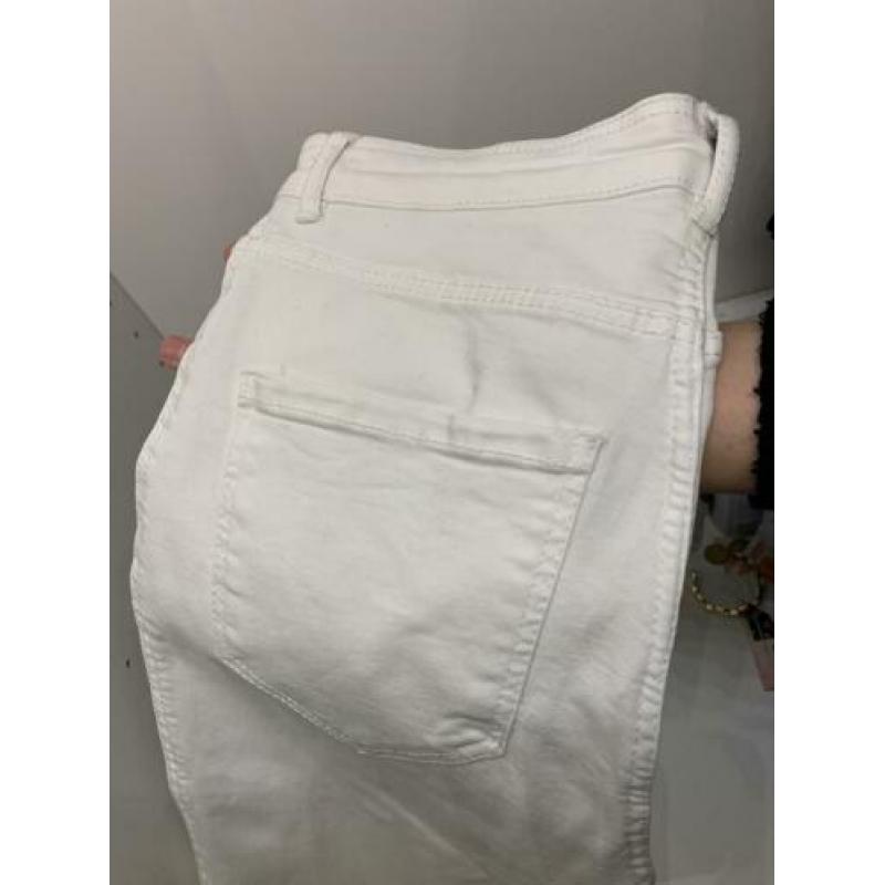 broek/jeans wit - ZARA