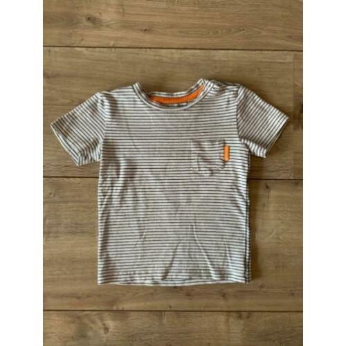 Z.g.a.n. Grijs gestreept shirt van Little Label, Tapete, 74