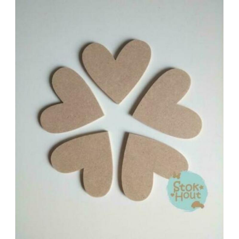Knutselsetje met 10 MDF figuren: kinderfeestje | Stokhout 78