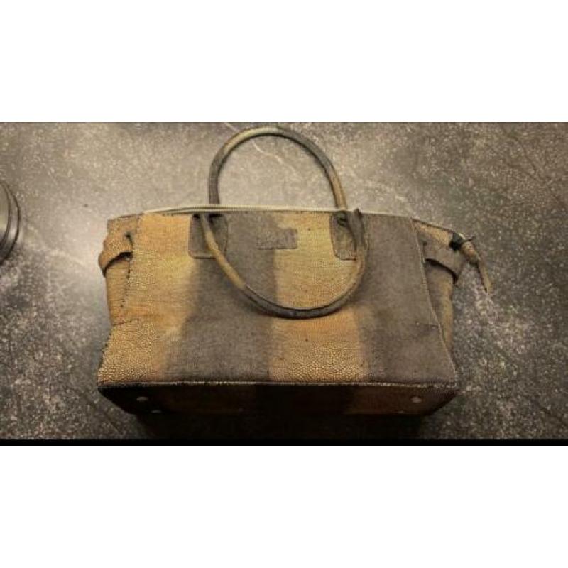 Design handtas 100% Leer. Tas leder