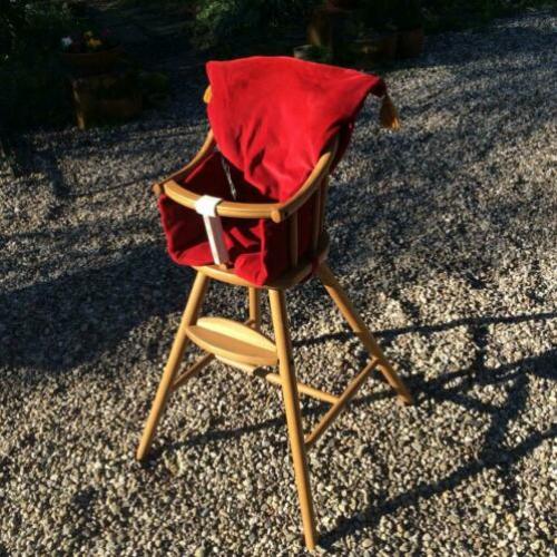 Hoge stabiele kinderstoel voor baby/peuter