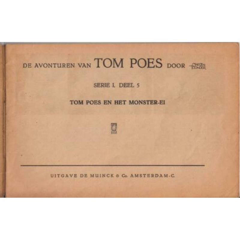 Tom Poes en het Monster Ei (1948) eerste druk