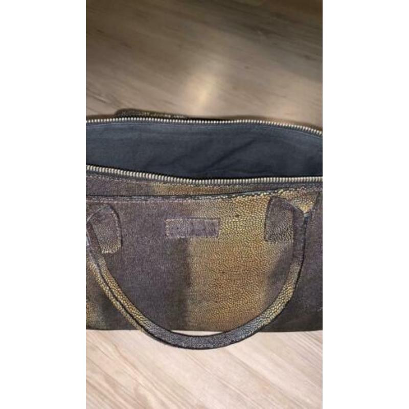 Design handtas 100% Leer. Tas leder