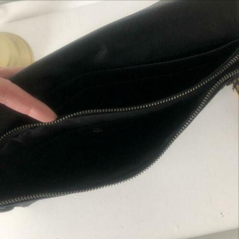 Clutch enveloptas handtasje Zara zwart
