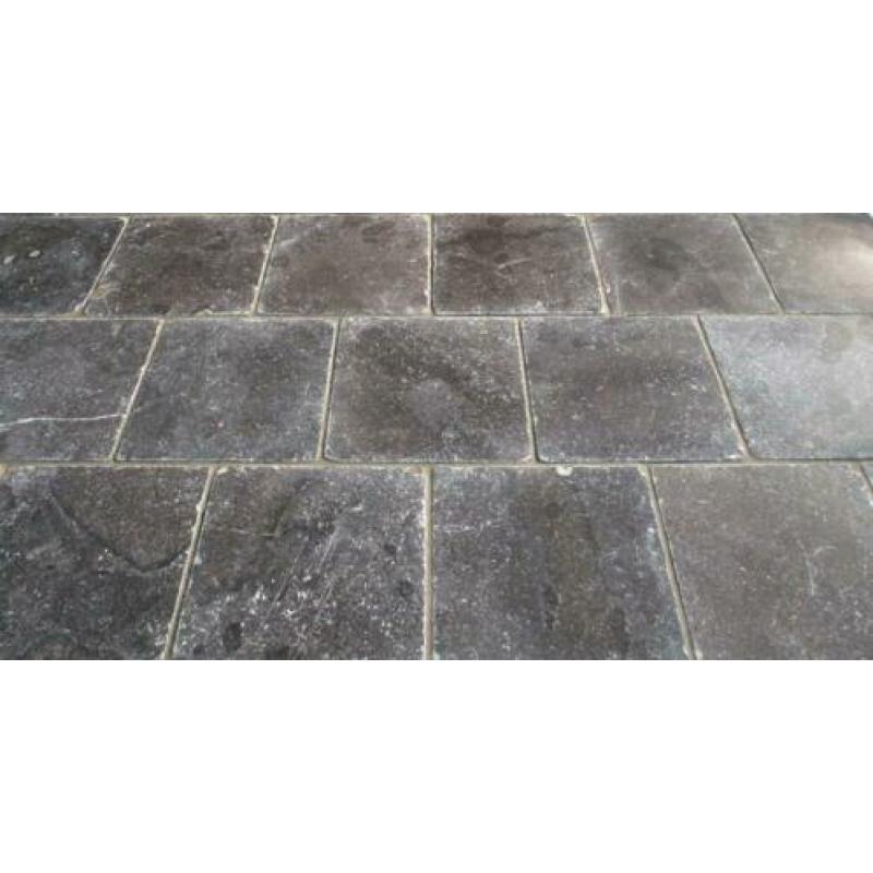 estriken Chinese hardsteen getrommeld 20x20 cm