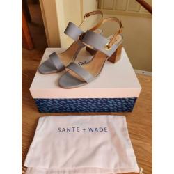 sandalen met hak maat 44 nieuw!