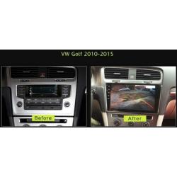 navigatie vw golf 7 carkit android 9 usb touchscreen usb