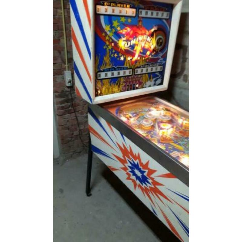 flipperkast Zaccaria Universe in goede staat