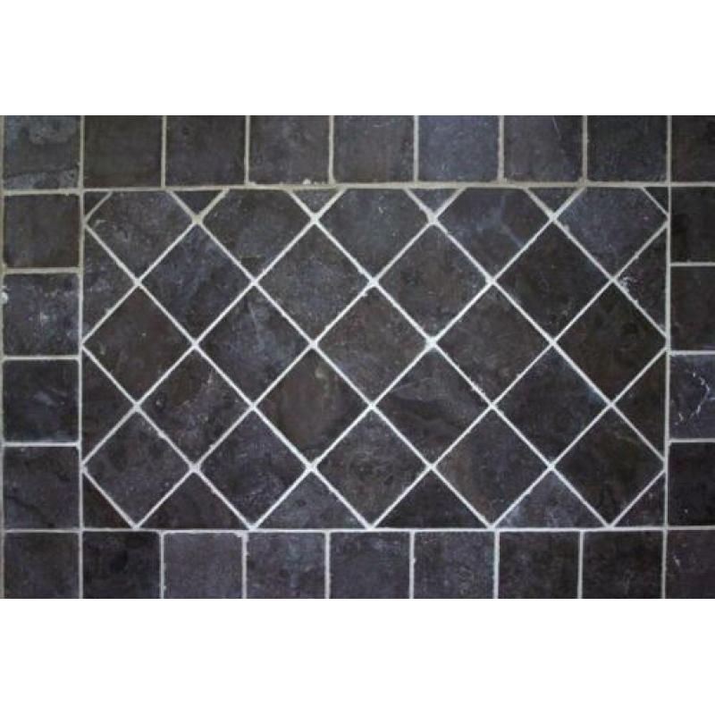 estriken Chinese hardsteen getrommeld 20x20 cm