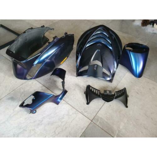 Piaggio zip kappenset kameleon blauw/paars