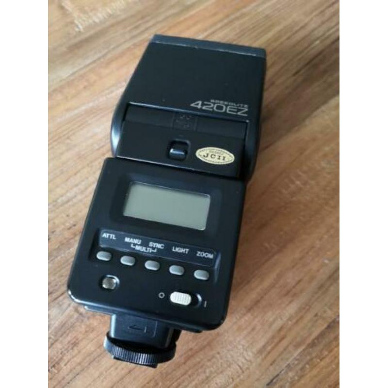 Canon Speedlite 420EZ flitser - met hoesje