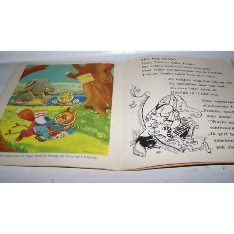 Vrolijke Dieren-prachtig vintage jaren '50 prentenboek. Izgs