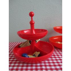 Twee Leuke Vintage Snackschalen Emsa Retro