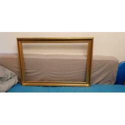 Vergulde klassieke lijst,binnen maten 54cm bij 84cm.