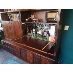 Retro mahoniehouten kast