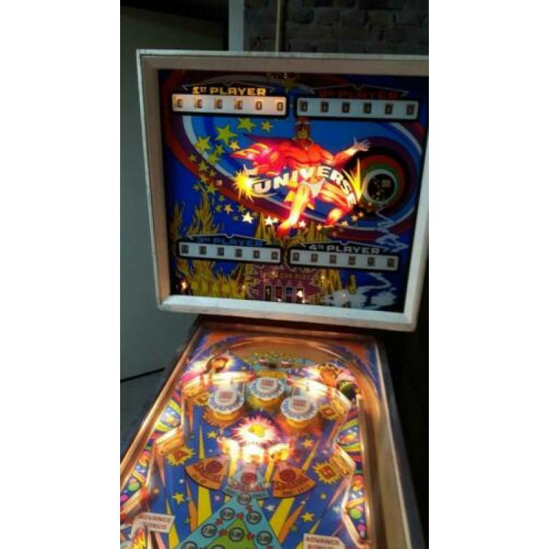 flipperkast Zaccaria Universe in goede staat