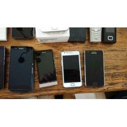 Partij smartphones (werking onbekend)