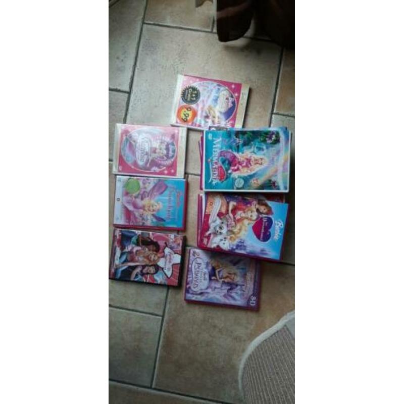 Mooie collectie Barbie dvd's