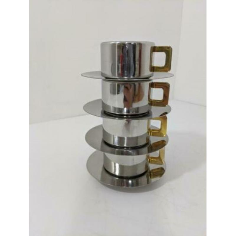 RVS espresso kopjes, Casalinghi – design espresso kopjes