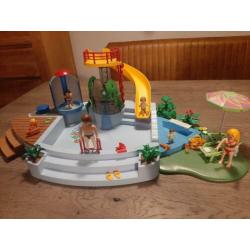 Playmobil Openluchtzwembad met glijbaan - 4858