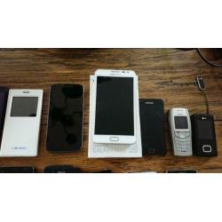 Partij smartphones (werking onbekend)