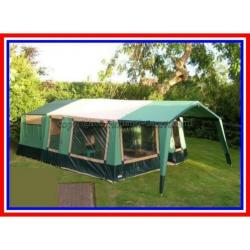 Ruime 6 persoons Cabanon Mistral vouwwagen