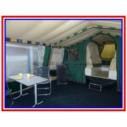 Ruime 6 persoons Cabanon Mistral vouwwagen
