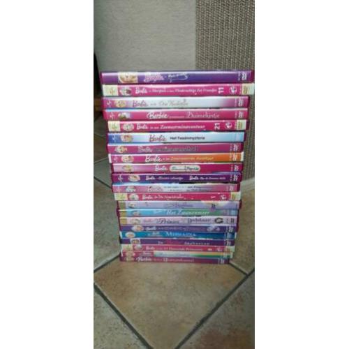 Mooie collectie Barbie dvd's