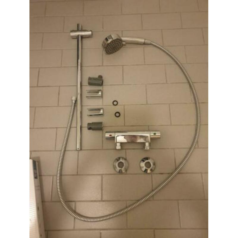 Douchekraan en thermostaat 12cm