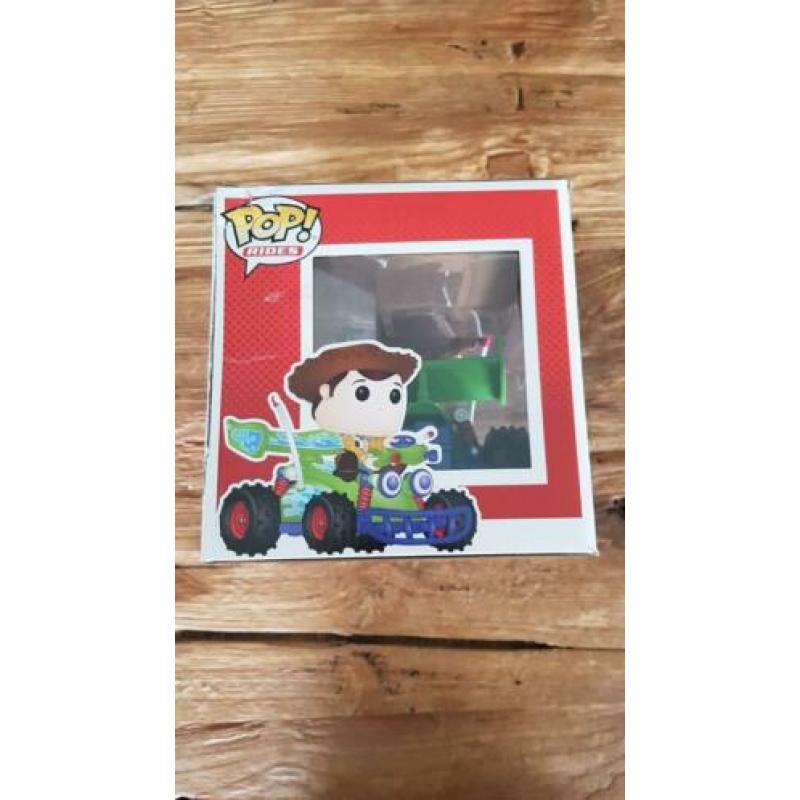 Funko Pop! Disney Toy Story #57 Woody with Rc met Boxdamage