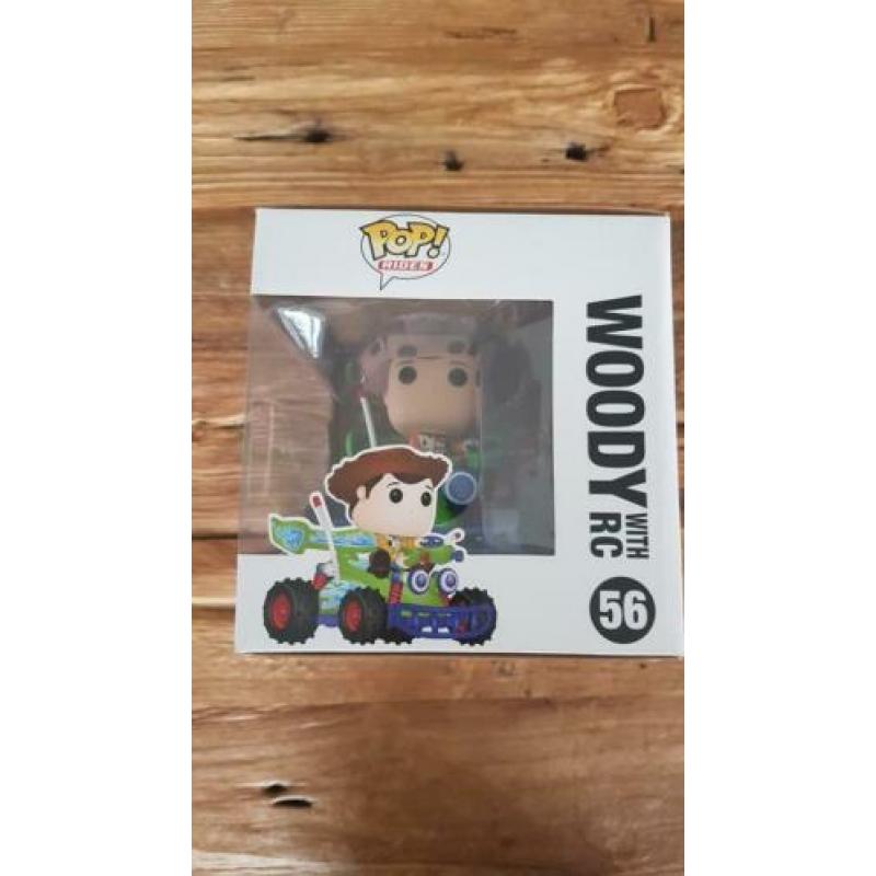 Funko Pop! Disney Toy Story #57 Woody with Rc met Boxdamage