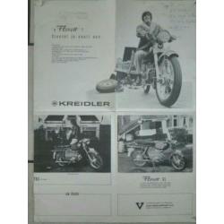 Kreidler poster jaren 70 met van veen stempel