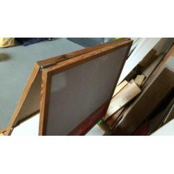 Krijt en stift bord